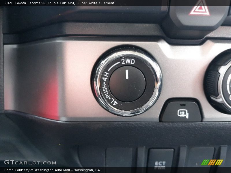 Super White / Cement 2020 Toyota Tacoma SR Double Cab 4x4
