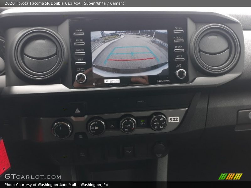 Super White / Cement 2020 Toyota Tacoma SR Double Cab 4x4