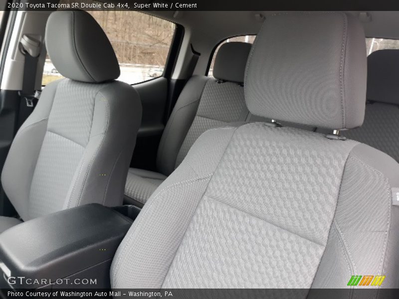 Super White / Cement 2020 Toyota Tacoma SR Double Cab 4x4