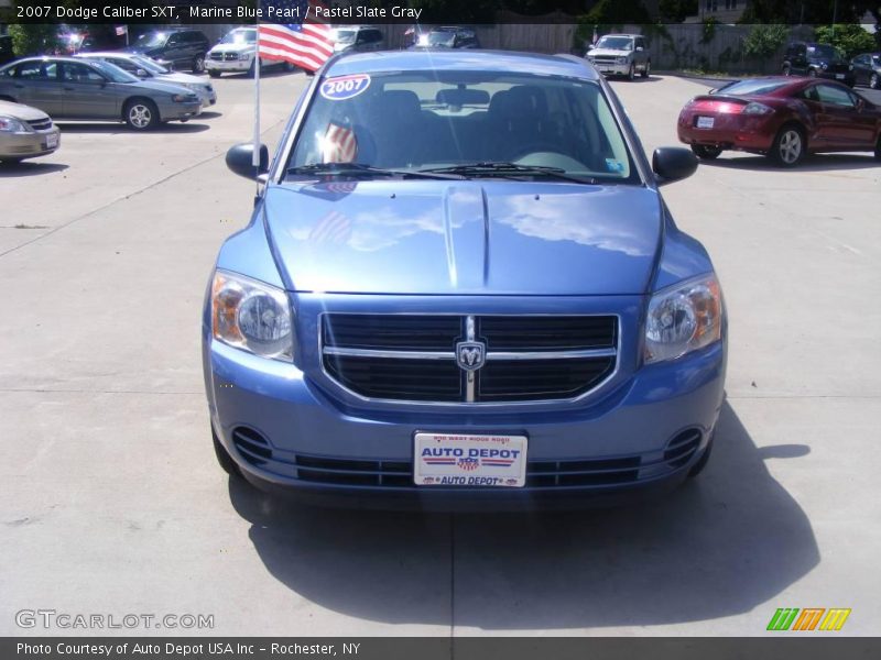 Marine Blue Pearl / Pastel Slate Gray 2007 Dodge Caliber SXT