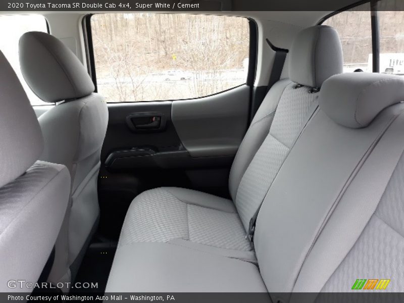 Super White / Cement 2020 Toyota Tacoma SR Double Cab 4x4