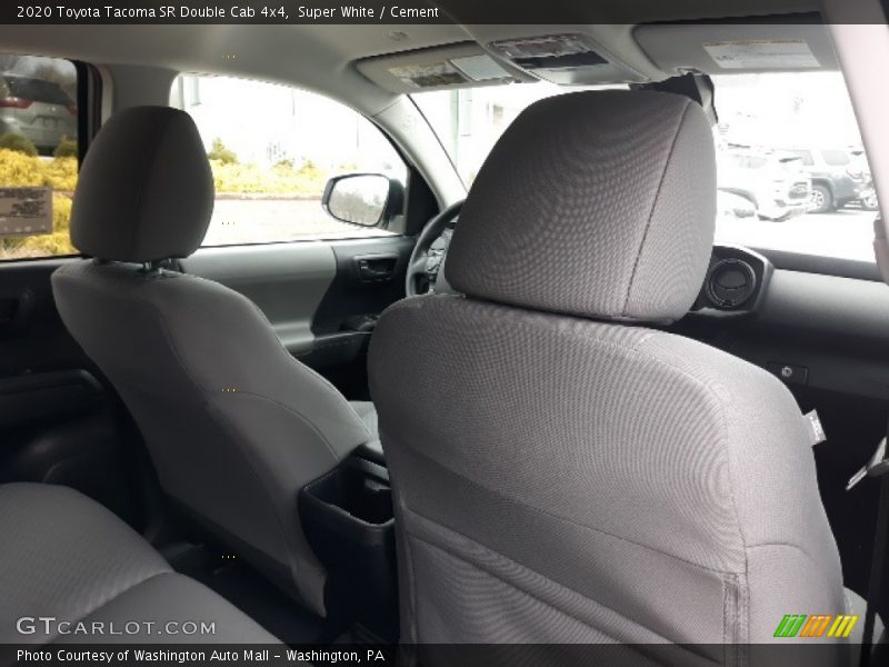 Super White / Cement 2020 Toyota Tacoma SR Double Cab 4x4