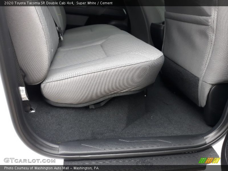 Super White / Cement 2020 Toyota Tacoma SR Double Cab 4x4