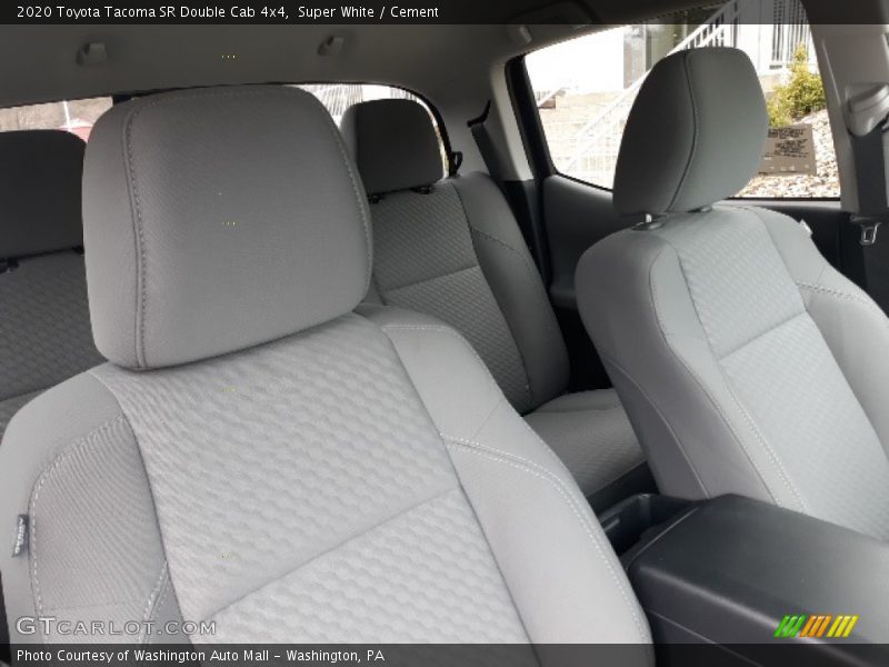 Super White / Cement 2020 Toyota Tacoma SR Double Cab 4x4