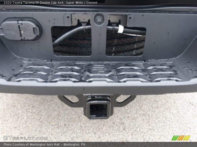 Super White / Cement 2020 Toyota Tacoma SR Double Cab 4x4