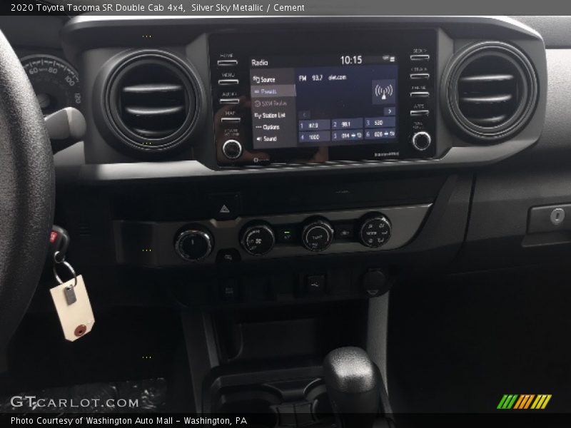 Silver Sky Metallic / Cement 2020 Toyota Tacoma SR Double Cab 4x4