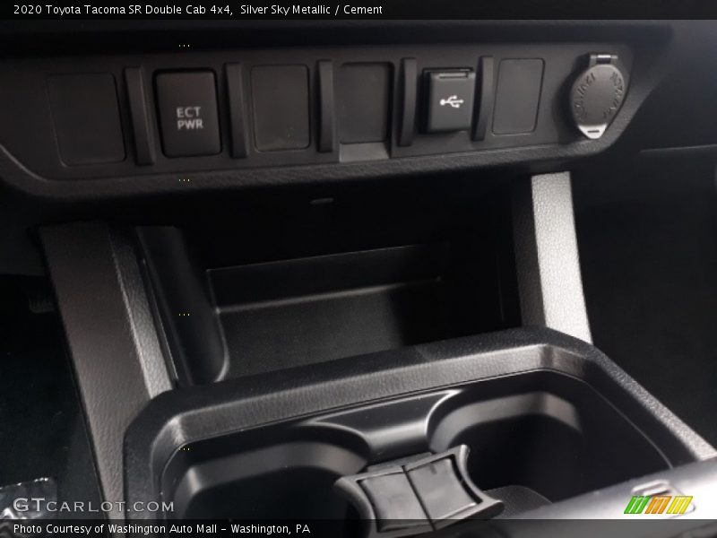 Silver Sky Metallic / Cement 2020 Toyota Tacoma SR Double Cab 4x4