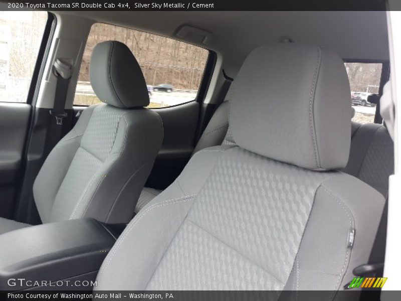 Silver Sky Metallic / Cement 2020 Toyota Tacoma SR Double Cab 4x4