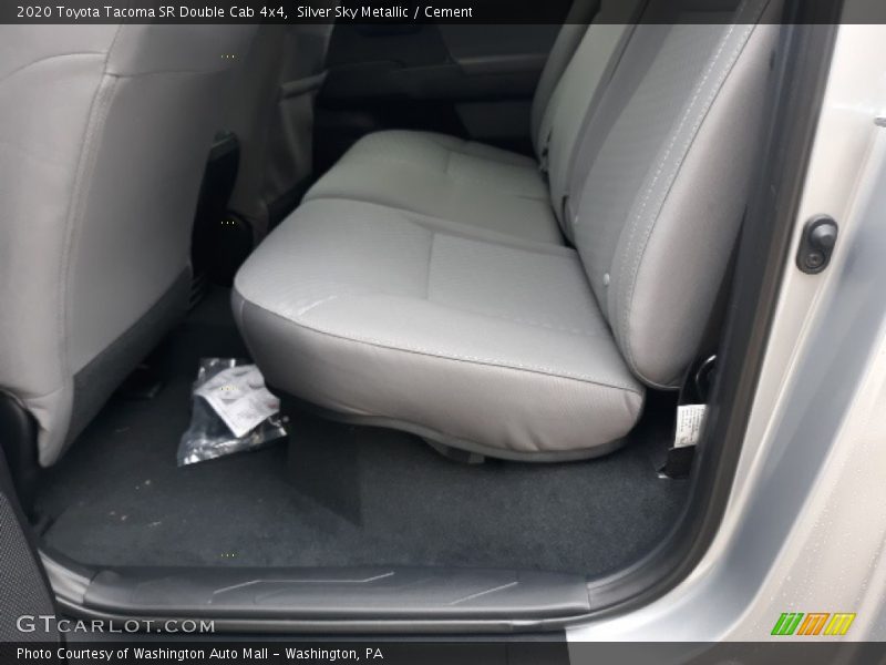 Silver Sky Metallic / Cement 2020 Toyota Tacoma SR Double Cab 4x4