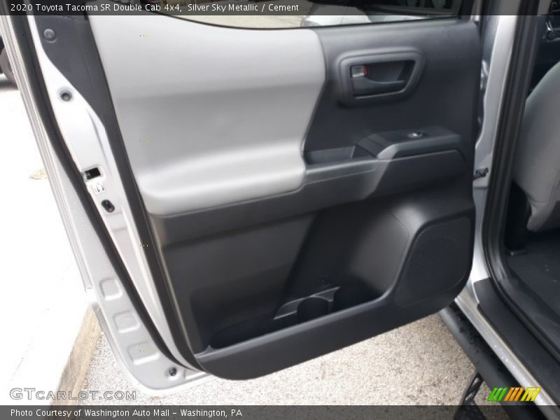 Silver Sky Metallic / Cement 2020 Toyota Tacoma SR Double Cab 4x4