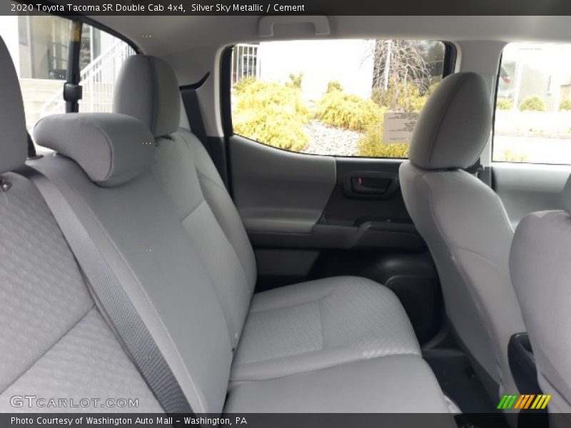 Silver Sky Metallic / Cement 2020 Toyota Tacoma SR Double Cab 4x4