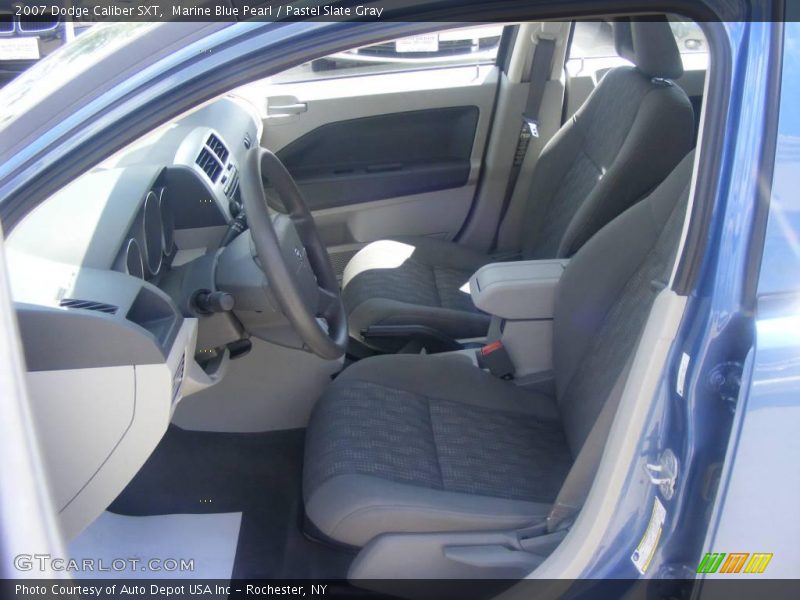 Marine Blue Pearl / Pastel Slate Gray 2007 Dodge Caliber SXT