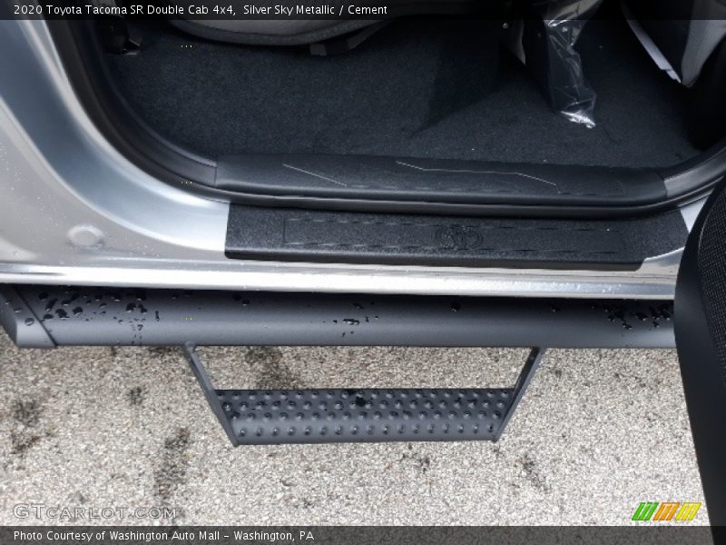 Silver Sky Metallic / Cement 2020 Toyota Tacoma SR Double Cab 4x4