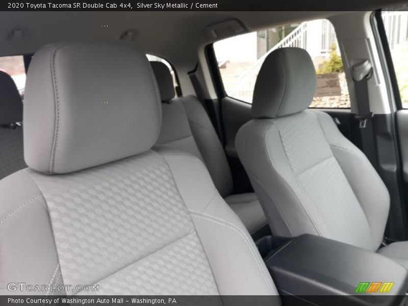 Silver Sky Metallic / Cement 2020 Toyota Tacoma SR Double Cab 4x4