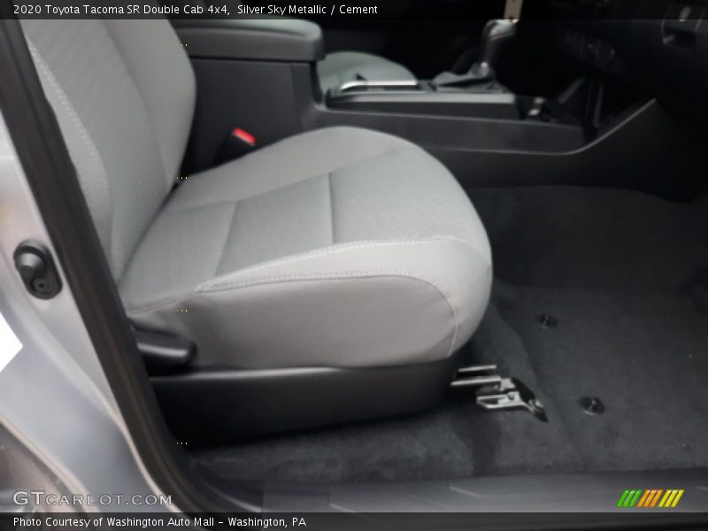 Silver Sky Metallic / Cement 2020 Toyota Tacoma SR Double Cab 4x4