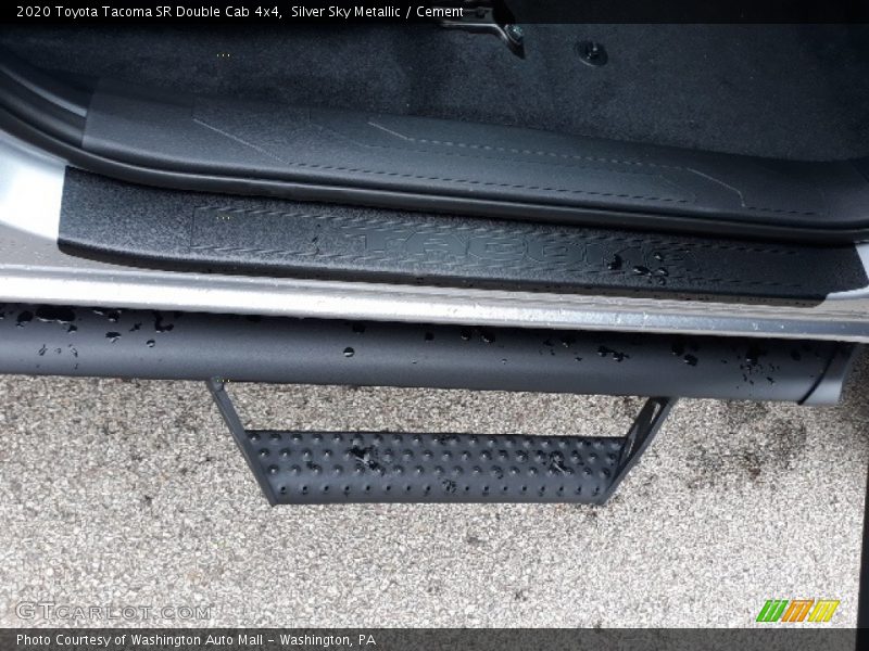 Silver Sky Metallic / Cement 2020 Toyota Tacoma SR Double Cab 4x4