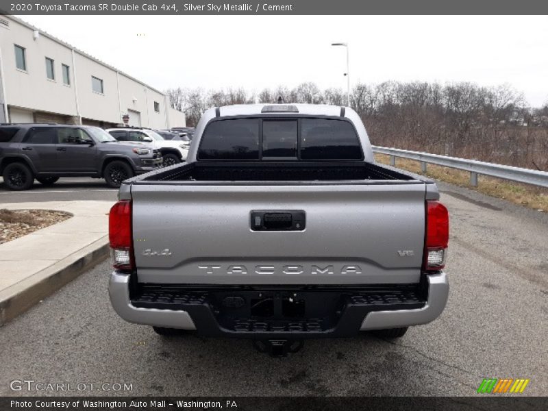 Silver Sky Metallic / Cement 2020 Toyota Tacoma SR Double Cab 4x4