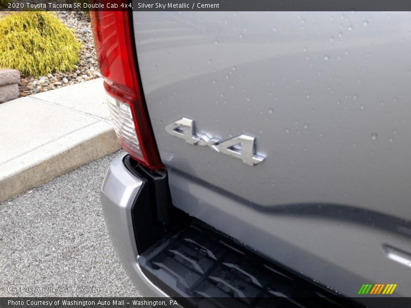 Silver Sky Metallic / Cement 2020 Toyota Tacoma SR Double Cab 4x4