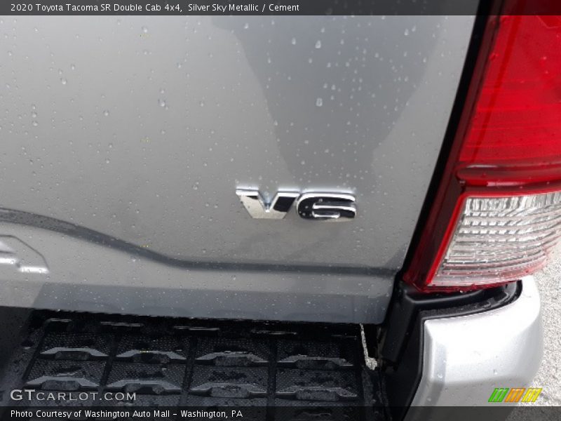 Silver Sky Metallic / Cement 2020 Toyota Tacoma SR Double Cab 4x4