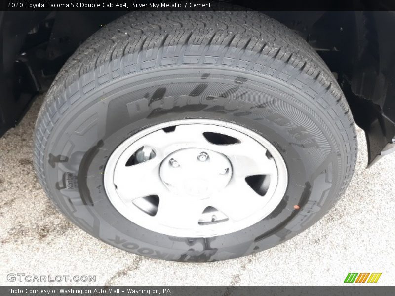 Silver Sky Metallic / Cement 2020 Toyota Tacoma SR Double Cab 4x4