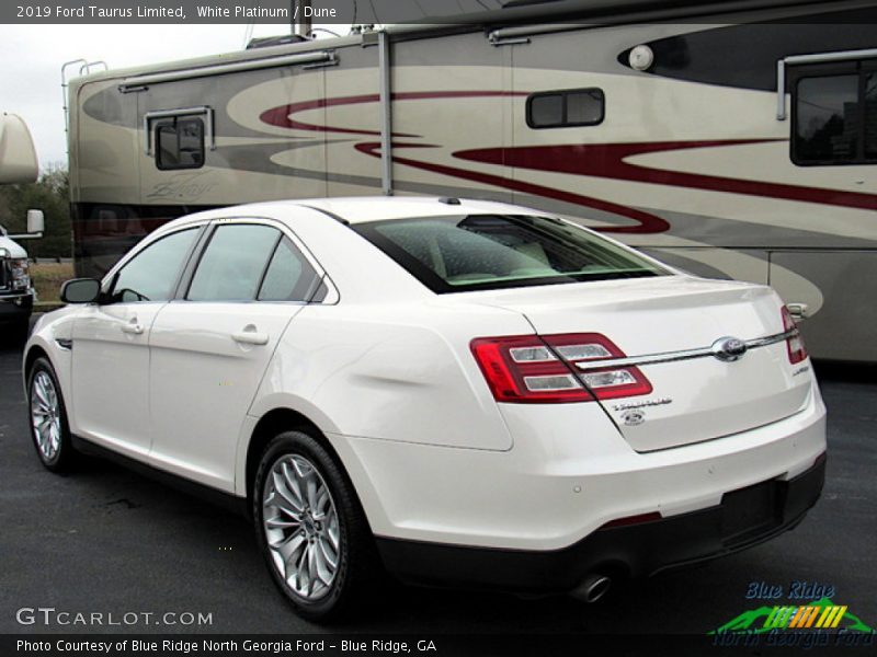 White Platinum / Dune 2019 Ford Taurus Limited