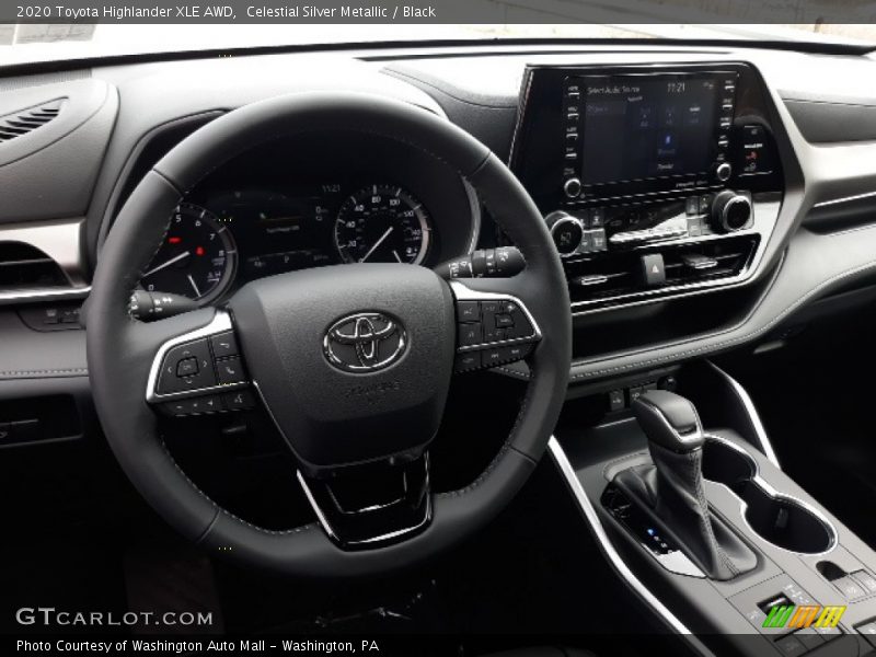 Celestial Silver Metallic / Black 2020 Toyota Highlander XLE AWD
