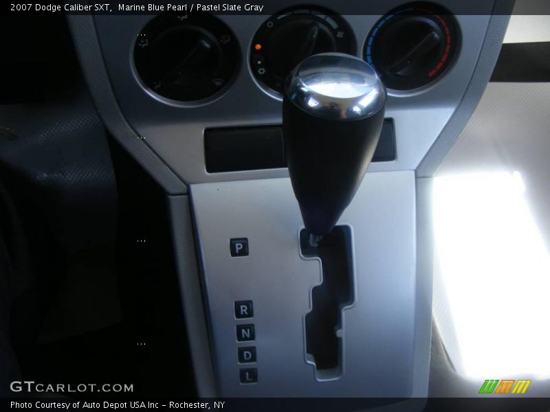 Marine Blue Pearl / Pastel Slate Gray 2007 Dodge Caliber SXT