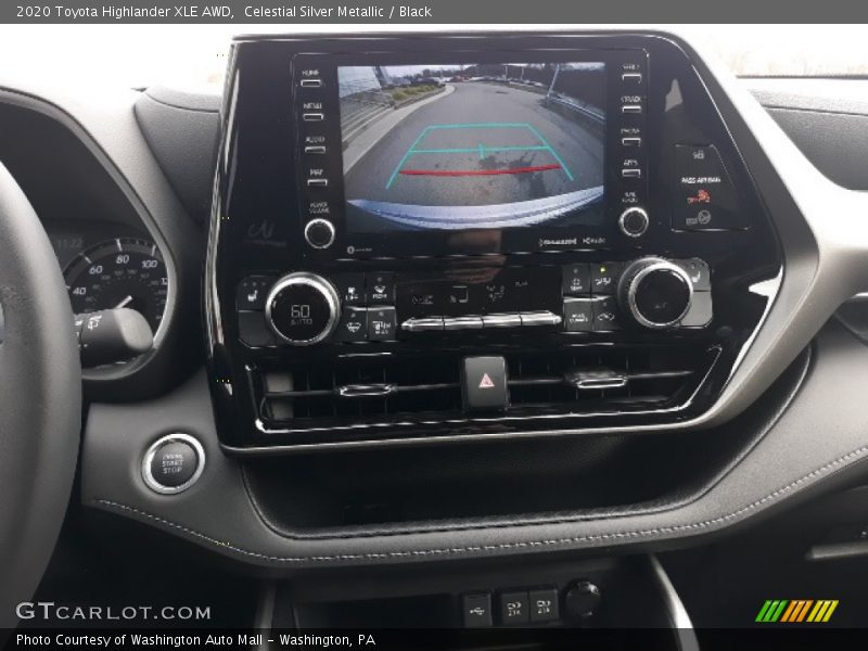 Celestial Silver Metallic / Black 2020 Toyota Highlander XLE AWD
