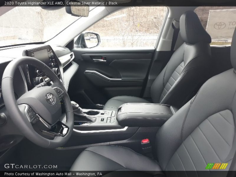 Celestial Silver Metallic / Black 2020 Toyota Highlander XLE AWD
