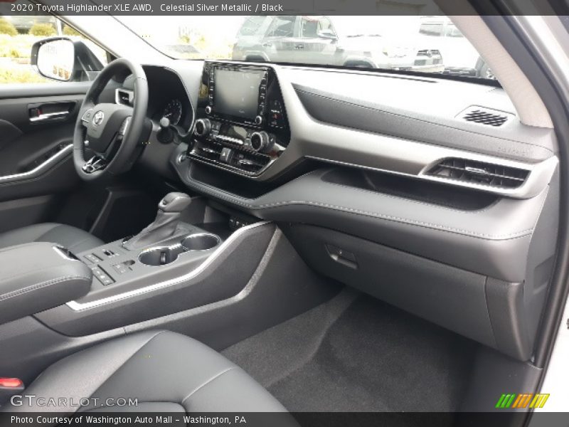 Celestial Silver Metallic / Black 2020 Toyota Highlander XLE AWD