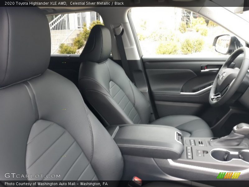 Celestial Silver Metallic / Black 2020 Toyota Highlander XLE AWD
