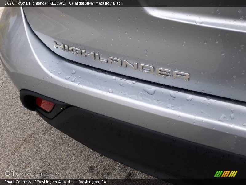 Celestial Silver Metallic / Black 2020 Toyota Highlander XLE AWD