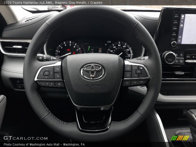 Magnetic Gray Metallic / Graphite 2020 Toyota Highlander XLE AWD