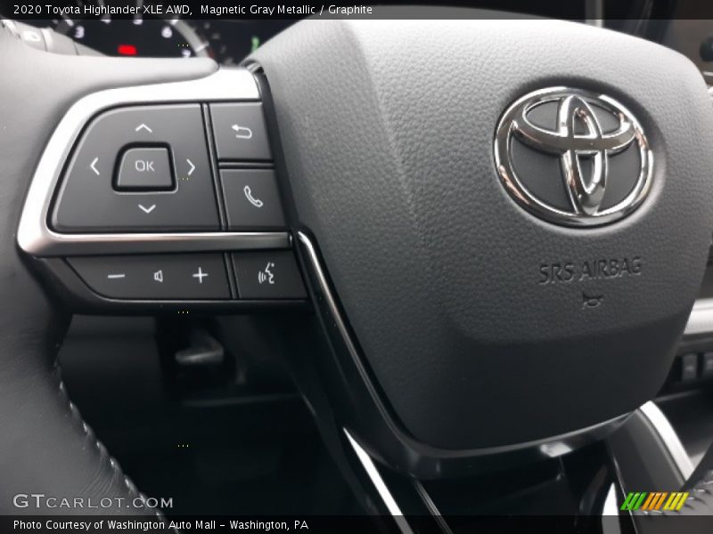 Magnetic Gray Metallic / Graphite 2020 Toyota Highlander XLE AWD