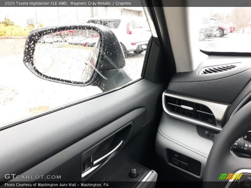 Magnetic Gray Metallic / Graphite 2020 Toyota Highlander XLE AWD