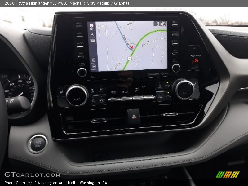 Magnetic Gray Metallic / Graphite 2020 Toyota Highlander XLE AWD