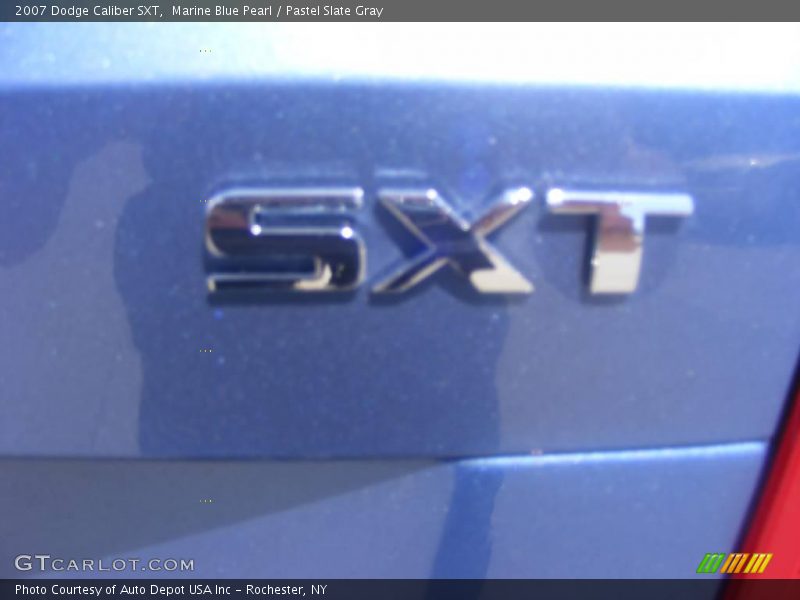 Marine Blue Pearl / Pastel Slate Gray 2007 Dodge Caliber SXT