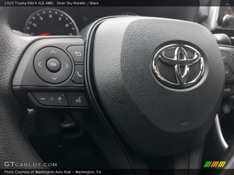 Silver Sky Metallic / Black 2020 Toyota RAV4 XLE AWD
