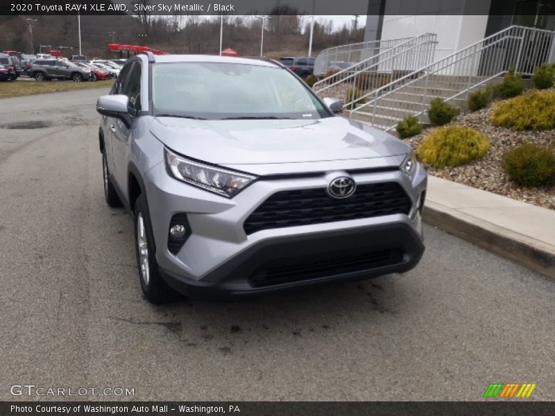 Silver Sky Metallic / Black 2020 Toyota RAV4 XLE AWD