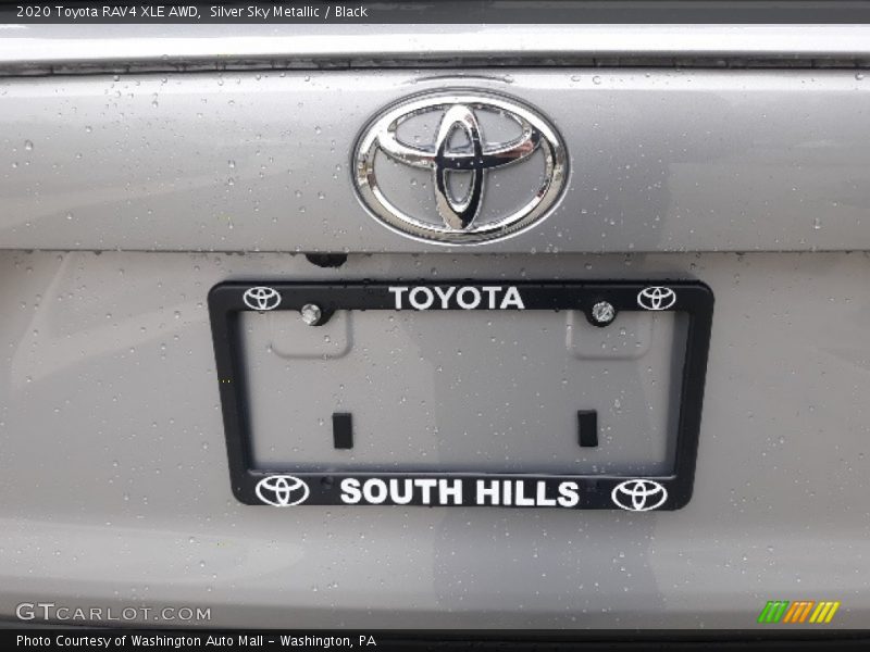 Silver Sky Metallic / Black 2020 Toyota RAV4 XLE AWD