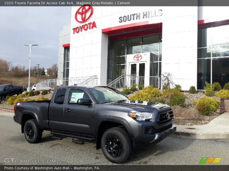 Magnetic Gray Metallic / Cement 2020 Toyota Tacoma SX Access Cab 4x4