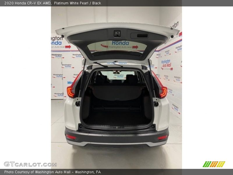 Platinum White Pearl / Black 2020 Honda CR-V EX AWD