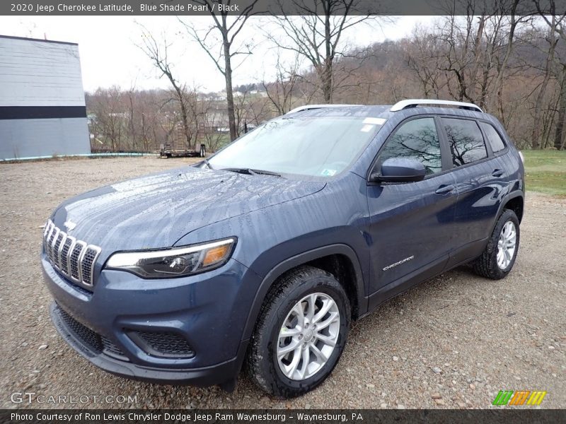 Blue Shade Pearl / Black 2020 Jeep Cherokee Latitude