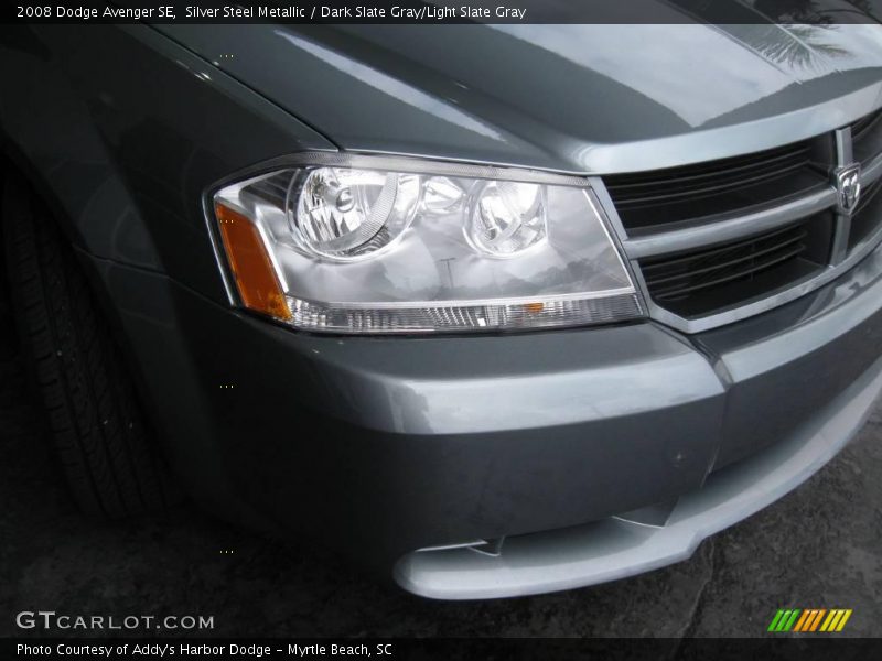 Silver Steel Metallic / Dark Slate Gray/Light Slate Gray 2008 Dodge Avenger SE