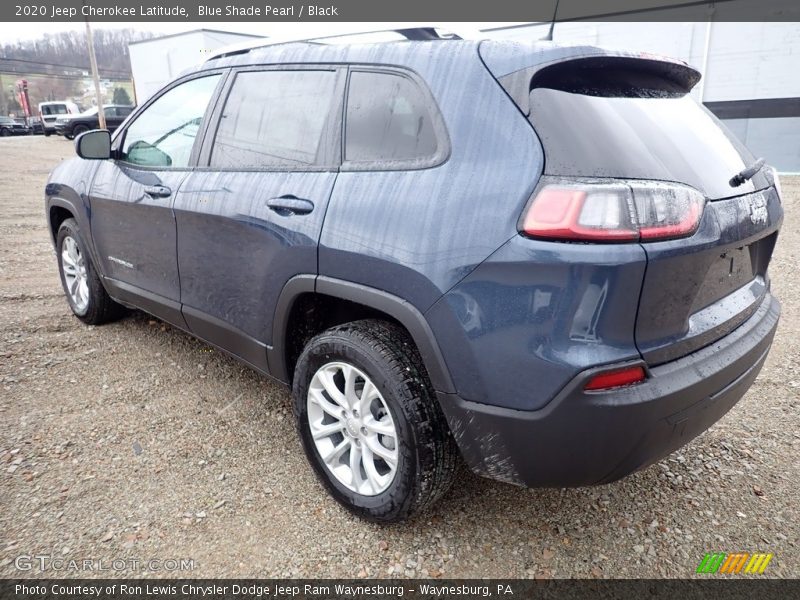 Blue Shade Pearl / Black 2020 Jeep Cherokee Latitude