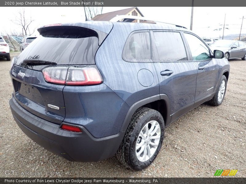 Blue Shade Pearl / Black 2020 Jeep Cherokee Latitude