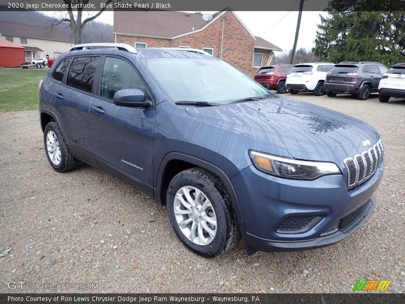Blue Shade Pearl / Black 2020 Jeep Cherokee Latitude