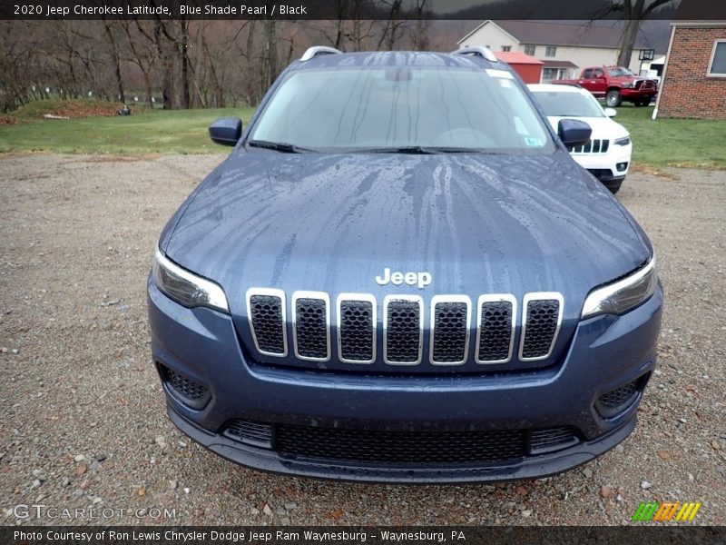 Blue Shade Pearl / Black 2020 Jeep Cherokee Latitude