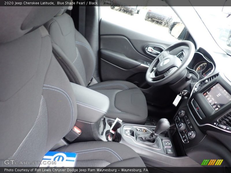 Blue Shade Pearl / Black 2020 Jeep Cherokee Latitude