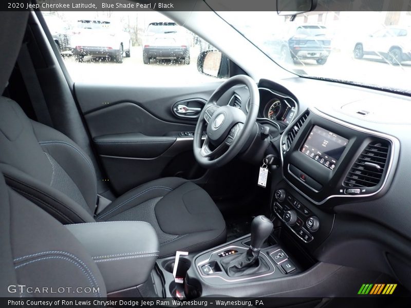Blue Shade Pearl / Black 2020 Jeep Cherokee Latitude